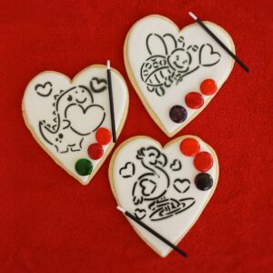 Paint Your Own Valentine's Day Cookie