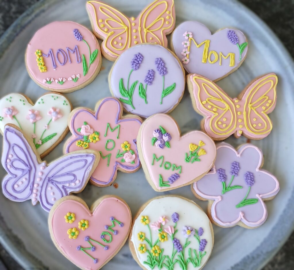 Decorated Cookies for Mom